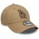 w Era LA Dodgers MLB Team Outline Light Beige 9FORTY Cap