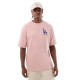 New Era MLB Cap Graphic LA Dodgers Pastel Pink Oversized T-Shirt Ροζ