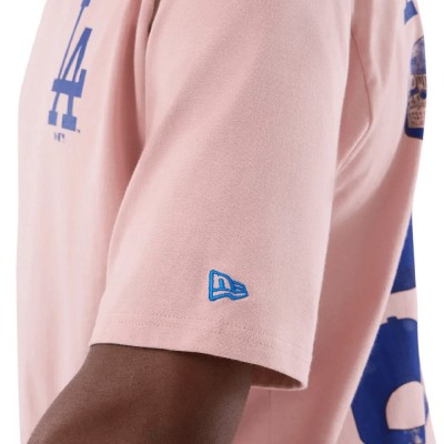 New Era MLB Cap Graphic LA Dodgers Pastel Pink Oversized T-Shirt Ροζ New Era MLB Cap Graphic LA Dodgers Pastel Pink Oversized T-Shirt Ροζ