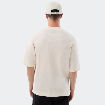 NEW ERA Mlb Waffle Box Neyyan T-shirt Μπεζ