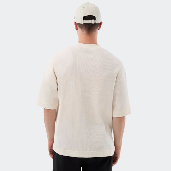 NEW ERA Mlb Waffle Box Neyyan T-shirt Μπεζ