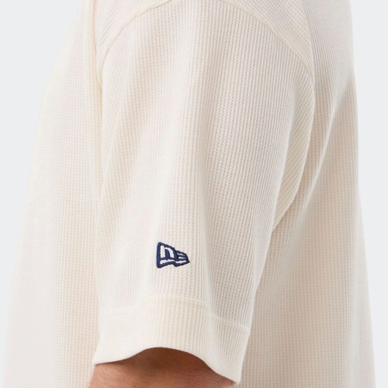 NEW ERA Mlb Waffle Box Neyyan T-shirt Μπεζ