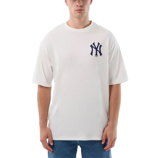 New Era MLB Cap Graphic LA Dodgers Oversized T-Shirt Άσπρο