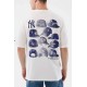 New Era MLB Cap Graphic LA Dodgers Oversized T-Shirt Άσπρο
