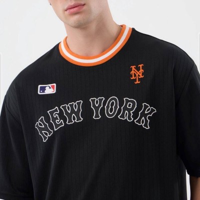 NEW ERA NEW YORK METS MLB ARCH OVERSIZED T-SHIRT Μαύρο