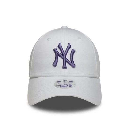 NEW ERA Wmns League Ess 9Forty Neyyan Whidsg Άσπρο