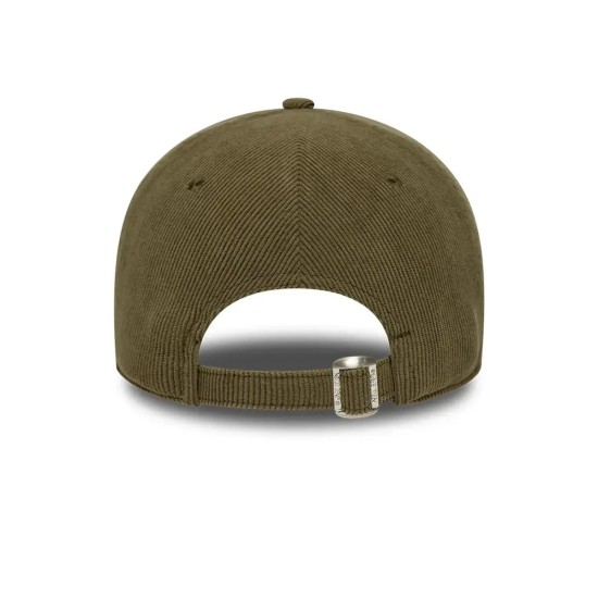 New Era New York Yankees Mlb Soft Cord Dark Green 9forty Adjustable Cap Λαδί