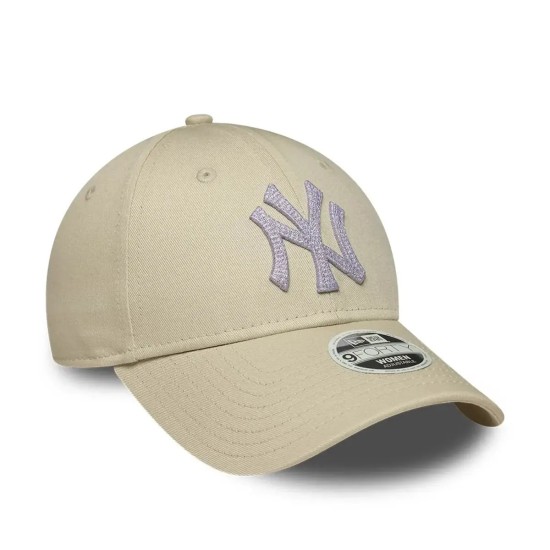 New Era Wmns Metallic Cs 9Forty Neyyan light beige Μπεζ
