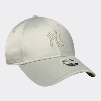 New Era New York Yankees Mlb Satin Bow Back Grey 9forty Adjustable Cap Γκρι