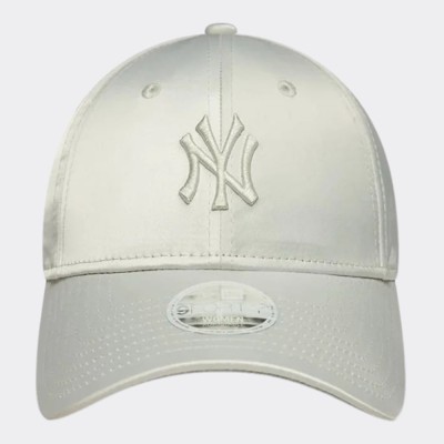 New Era New York Yankees Mlb Satin Bow Back Grey 9forty Adjustable Cap Γκρι