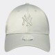 New Era New York Yankees Mlb Satin Bow Back Grey 9forty Adjustable Cap Γκρι
