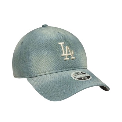 New Era La Dodgers Denim W 9twenty Adj Cap Pastel Blue Μπλε