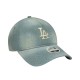 New Era La Dodgers Denim W 9twenty Adj Cap Pastel Blue Μπλε