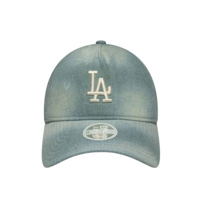 New Era La Dodgers Denim W 9twenty Adj Cap Pastel Blue Μπλε