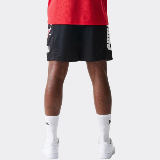 New Era Chicago Bulls NBA Mesh Black Shorts Mαύρο