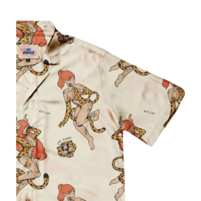 THE DUDES MEOW HAWAIIAN SHIRT MULTICOLOR  Πολύχρωμο THE DUDES MEOW HAWAIIAN SHIRT MULTICOLOR  Πολύχρωμο