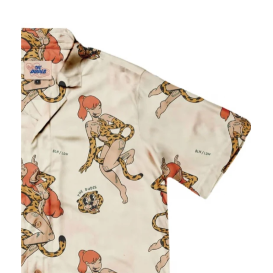 THE DUDES MEOW HAWAIIAN SHIRT MULTICOLOR  Πολύχρωμο