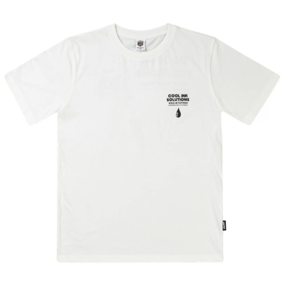 THE DUDES COOL INK CLASSIC T-SHIRT OFF-WHITE  Άσπρο THE DUDES COOL INK CLASSIC T-SHIRT OFF-WHITE  Άσπρο