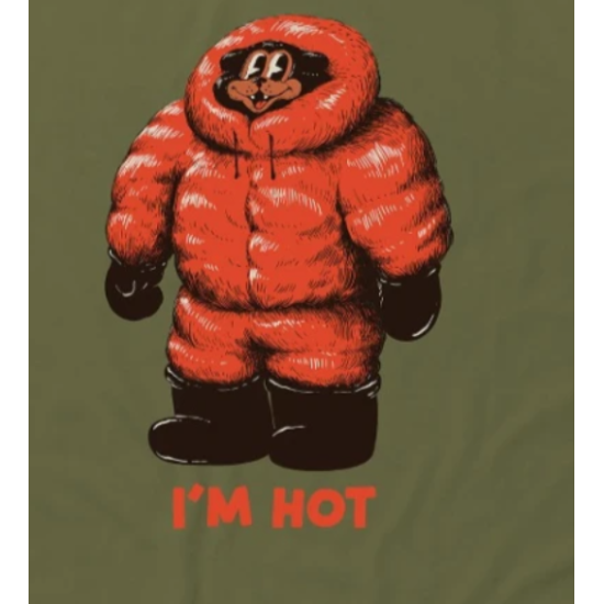 THE DUDES IM HOT T-SHIRT MAYFLY Λαδί