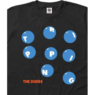 THE DUDES Tripping Balls T-Shirt Μαύρο