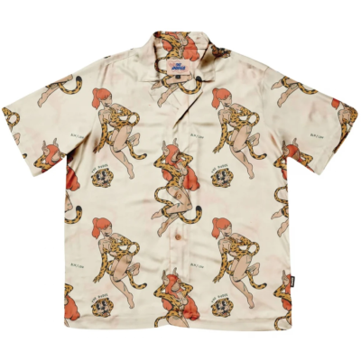 THE DUDES MEOW HAWAIIAN SHIRT MULTICOLOR  Πολύχρωμο THE DUDES MEOW HAWAIIAN SHIRT MULTICOLOR  Πολύχρωμο