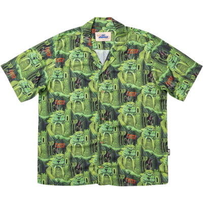 THE DUDES CITADELIC GREEN HAWAIIAN SHIRT MULTICOLOR Πράσινο THE DUDES CITADELIC GREEN HAWAIIAN SHIRT MULTICOLOR Πράσινο