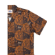 THE DUDES CITADELIC BROWN HAWAIIAN SHIRT MULTICOLOR Πολύχρωμο