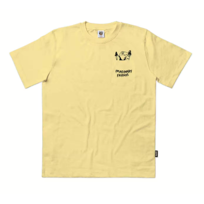 The Dudes Imaginary Friends Classic T-Shirt - custard Κίτρινο The Dudes Imaginary Friends Classic T-Shirt - custard Κίτρινο