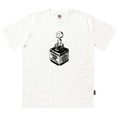 THE DUDES COOL INK SEASONAL T-SHIRT WHITE Άσπρο THE DUDES COOL INK SEASONAL T-SHIRT WHITE Άσπρο