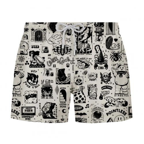 THE DUDES FLASHY SWIM SHORTS MULTICOLOR Πολύχρωμο
