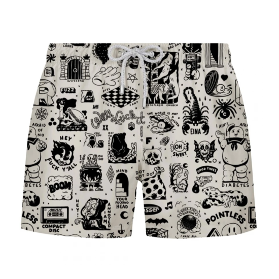 THE DUDES FLASHY SWIM SHORTS MULTICOLOR Πολύχρωμο