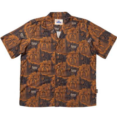 THE DUDES CITADELIC BROWN HAWAIIAN SHIRT MULTICOLOR Πολύχρωμο THE DUDES CITADELIC BROWN HAWAIIAN SHIRT MULTICOLOR Πολύχρωμο