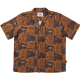 THE DUDES CITADELIC BROWN HAWAIIAN SHIRT MULTICOLOR Πολύχρωμο