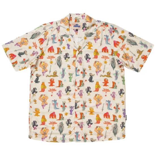 THE DUDES FRIENDS AND FOES II HAWAIIAN SHIRT MULTICOLOR Πολύχρωμο