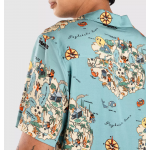 THE DUDES DUDLAND HAWAIIAN SHIRT MULTICOLOR Μπλε