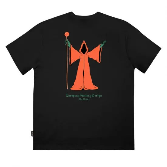 THE DUDES WARLOCK EFD CLASSIC T-SHIRT BLACK Μαύρο THE DUDES WARLOCK EFD CLASSIC T-SHIRT BLACK Μαύρο