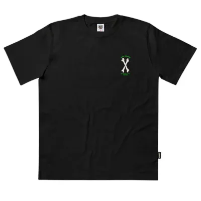 THE DUDES RECKLESS NEON CLASSIC PREMIUM T-SHIRT BLACK Μαύρο
