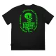 THE DUDES RECKLESS NEON CLASSIC PREMIUM T-SHIRT BLACK Μαύρο