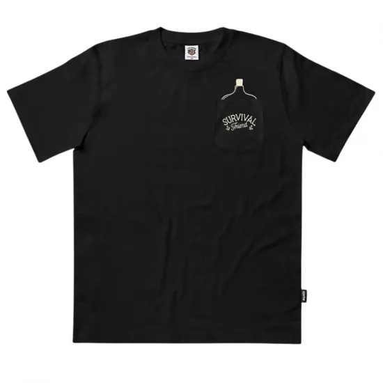 THE DUDES DROPS CLASSIC PREMIUM T-SHIRT BLACK Μαύρο THE DUDES DROPS CLASSIC PREMIUM T-SHIRT BLACK Μαύρο