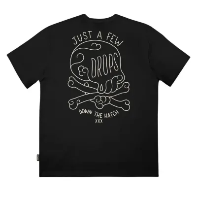 THE DUDES DROPS CLASSIC PREMIUM T-SHIRT BLACK Μαύρο