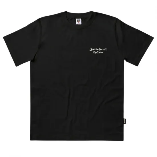 THE DUDES JUSTITS CLASSIC T-SHIRT BLACK Μαύρο