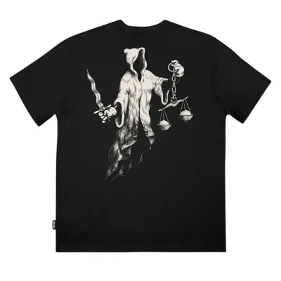 THE DUDES JUSTITS CLASSIC T-SHIRT BLACK Μαύρο