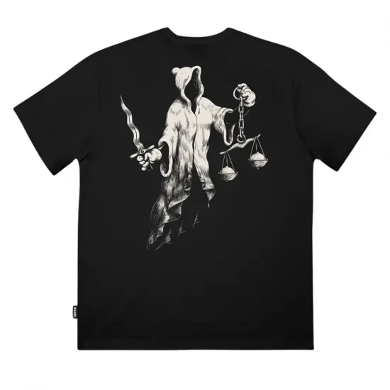 THE DUDES JUSTITS CLASSIC T-SHIRT BLACK Μαύρο