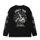 THE DUDES BLACK WEB CLASSIC LS T-SHIRT BLACK Μαύρο