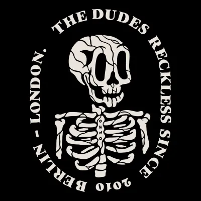 THE DUDES Reckless T-Shirt Μαύρο THE DUDES Reckless T-Shirt Μαύρο