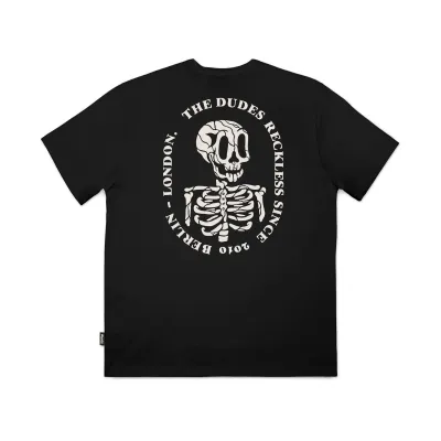 THE DUDES  Reckless T-Shirt Μαύρο