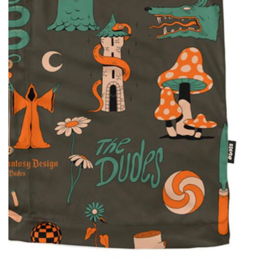 THE DUDES EUROPEAN FANTASY BROWN HAWAIIAN SHIRT Καφέ