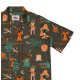 THE DUDES EUROPEAN FANTASY BROWN HAWAIIAN SHIRT Καφέ