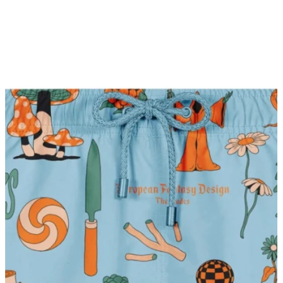 THE DUDES EUROPEAN FANTASY BLUE SWIM SHORTS MULTICOLOR Μπλε THE DUDES EUROPEAN FANTASY BLUE SWIM SHORTS MULTICOLOR Μπλε