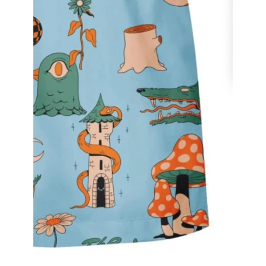 THE DUDES EUROPEAN FANTASY BLUE SWIM SHORTS MULTICOLOR Μπλε THE DUDES EUROPEAN FANTASY BLUE SWIM SHORTS MULTICOLOR Μπλε